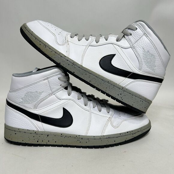 Nike Shoes Air Jordan 1 Mid Retro “White Cement” 2024 main image 9